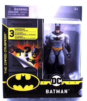 DC Comics Batman the caped crusader Actionfigur "grey/black outfit" von Spin Master